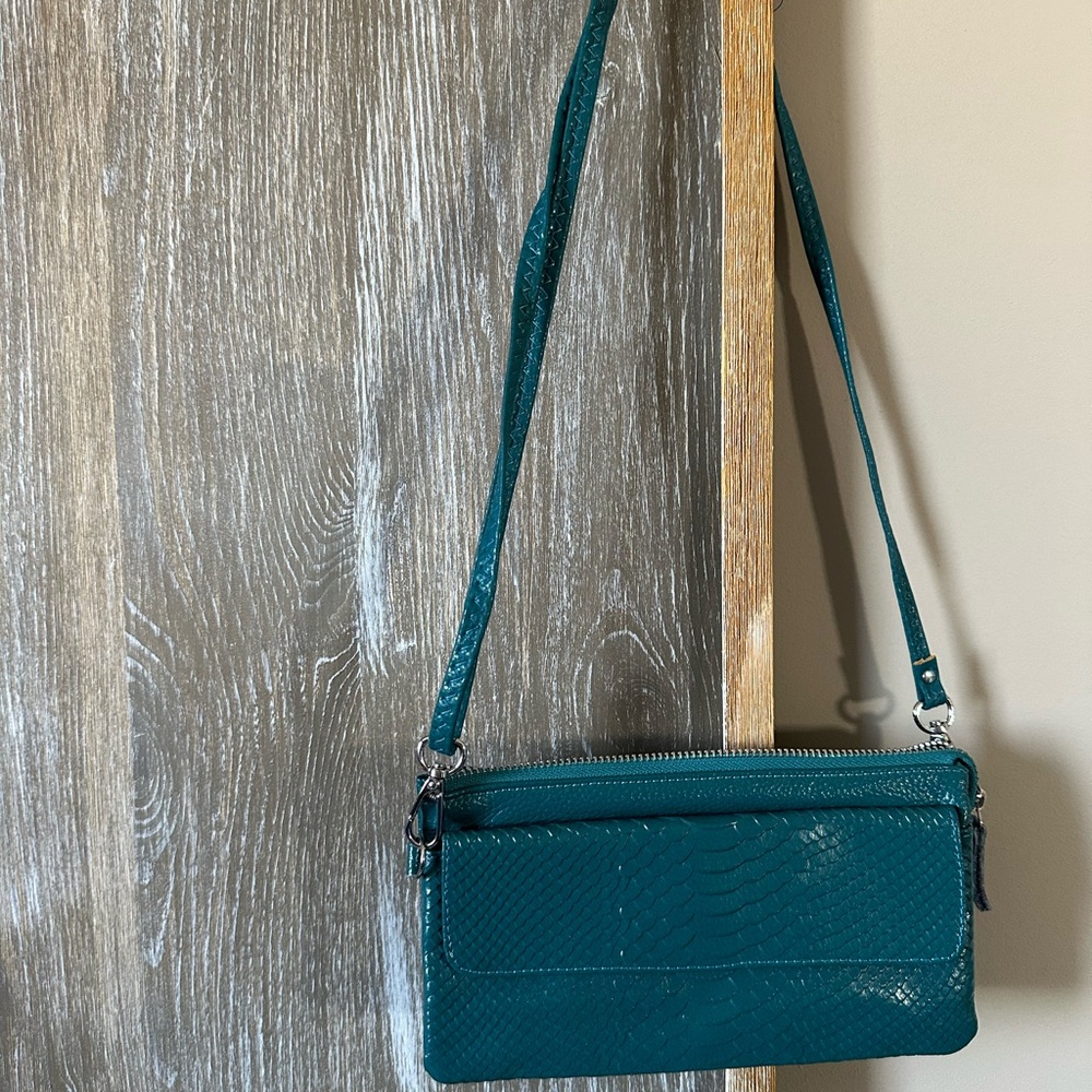 Teal Crossbody Bag